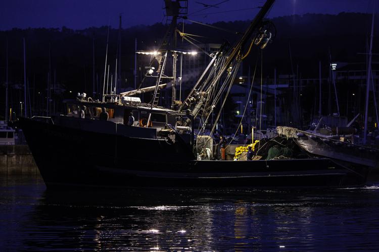 Squid fishing boat