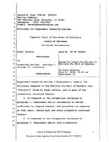Carmel Calkins Response