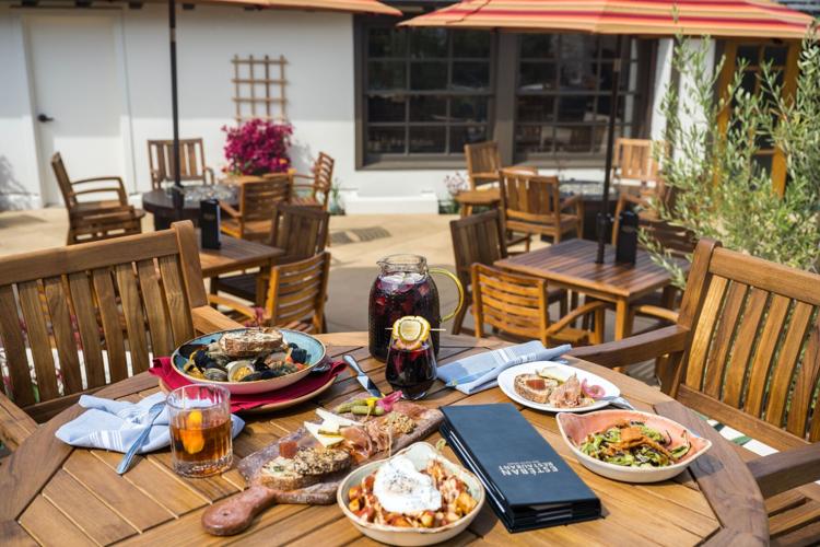 Tapas table at Esteban