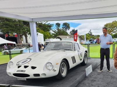 White Ferrari