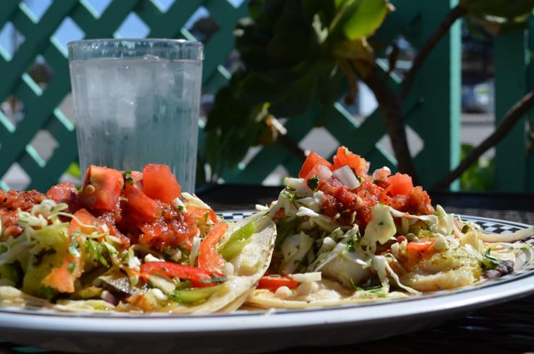 Tilapia tacos at Turtle Bay