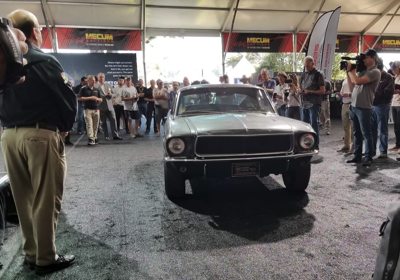 Mustang driven by Steve McQueen in Bullitt