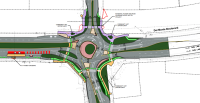 Marina roundabout concept