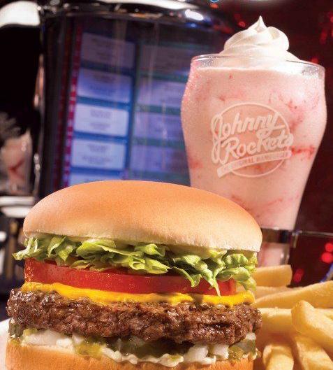 johnny rockets burger and shake