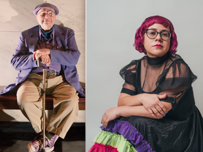 Emile Norman and Angélica Negrón