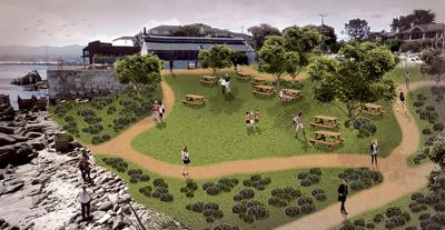 As Cannery Row Marketplace faces foreclosure, neighbors envision a public park.