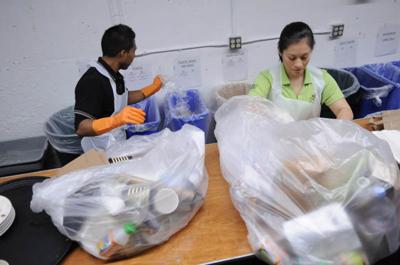 Multinationals talk marketing, while locals implement zero waste behind the scenes.  