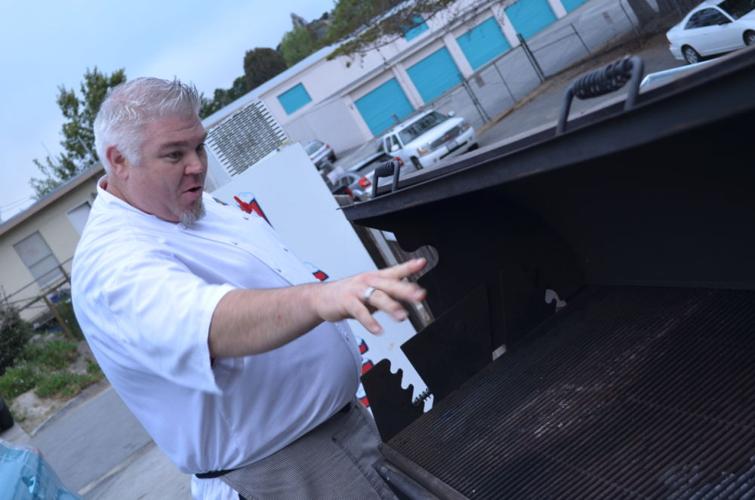 Fisher with 'smoker'.JPG