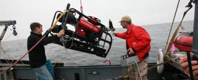 New program lets NOAA scientists use ROV to remove industrial fishing gear from sensitive habitat.  