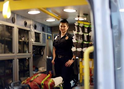 Paramedic Rachel Kneeland