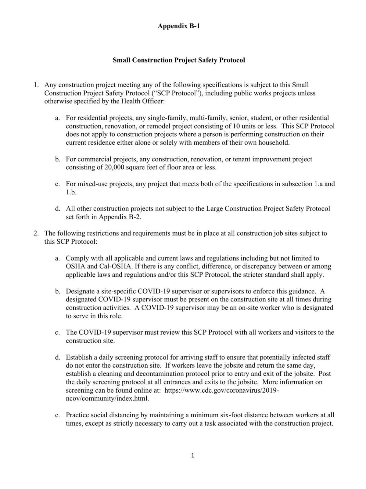 Appendix B1 Small construction safety protocol 200501.pdf