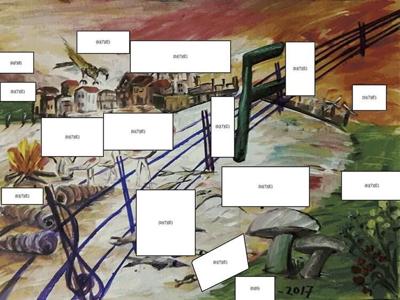 Redacted artwork