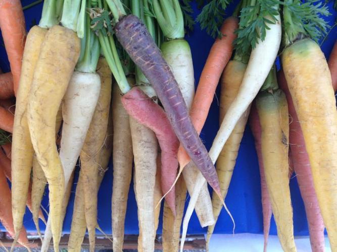 Carmel Farmers Market carrots