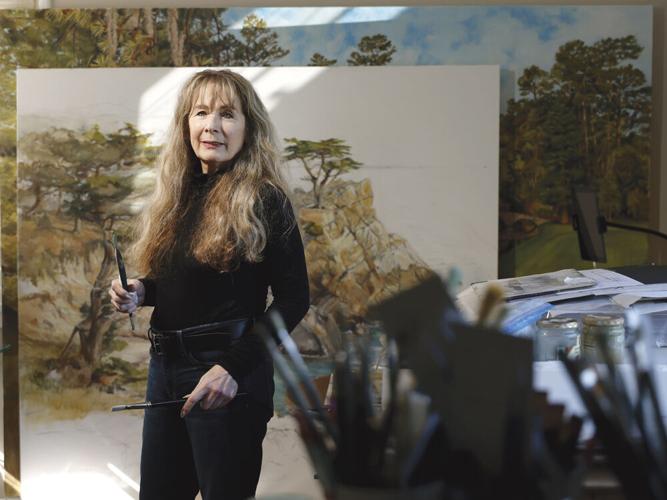 Best artist who defines golf course fairways as landscapes | Shelley Cost