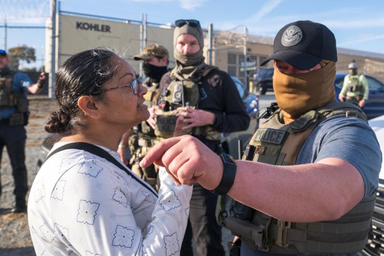 ICE at county jail 1