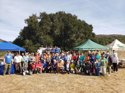 Dozens of volunteers fanned out across Fort Ord National Monument