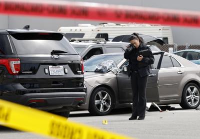 Shooting scene Sand City