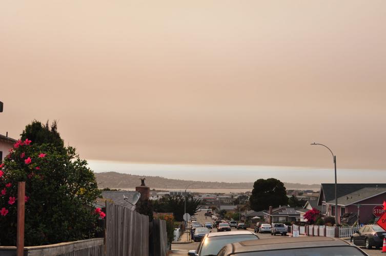 Hazy sky