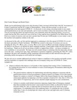 State's letter to counties