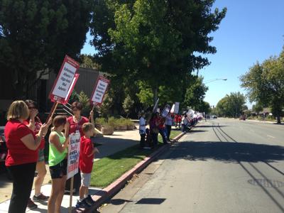 Nurses Protesting