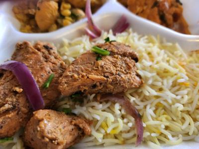 Iranian dish at Forest Produce Market