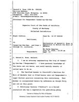 Gerard Rose Declaration