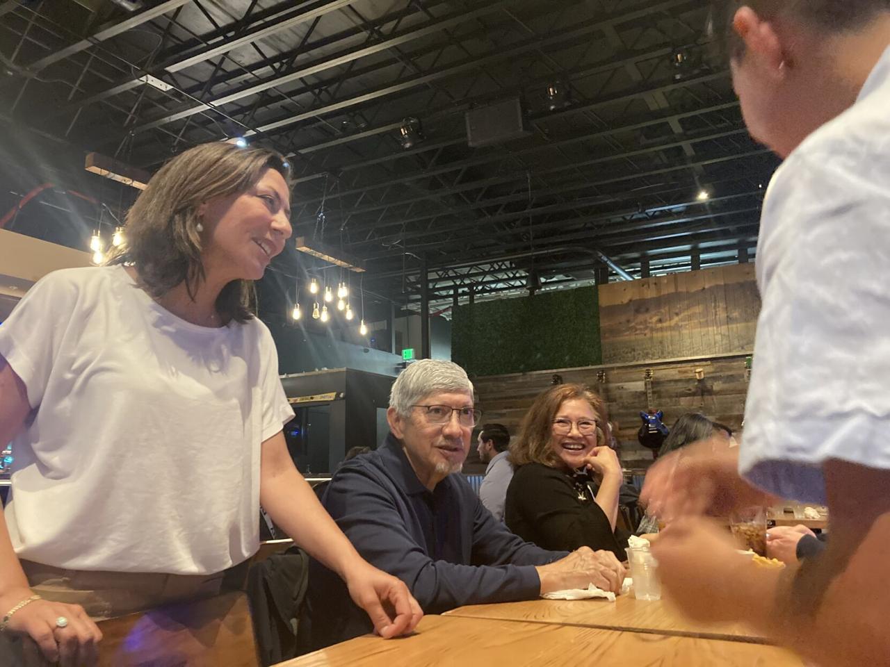 In a rare contest for county auditor, insider Enedina Garcia leads in early results.