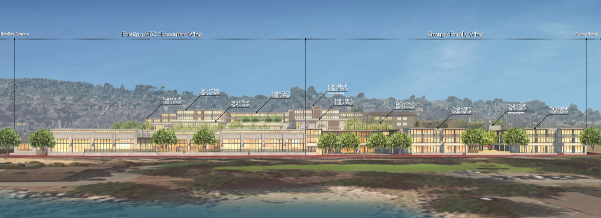 American Tin Cannery hotel from Monterey Bay