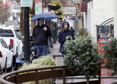 Downtown Monterey Rain