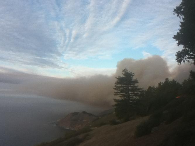Smoke from Post Ranch