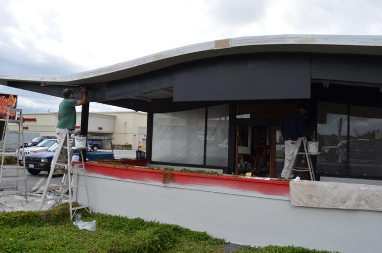 Painting the front