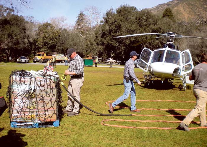 Residents and officials come together to aid Big Sur.