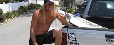 Heavy metal surfer thumps music, reveals surprises.  