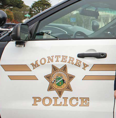 Monterey Police car