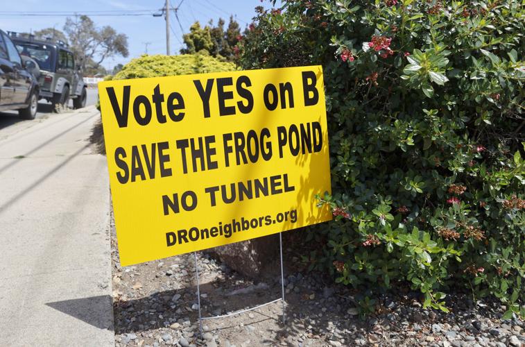 Yes on B sign