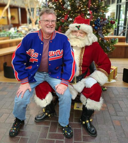 Dave Faries and Santa Claus