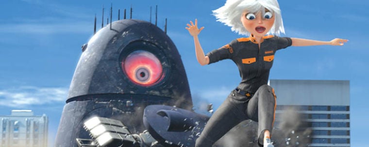 Don't Worry, “B” Happy: Monsters vs. Aliens avoids Pixar