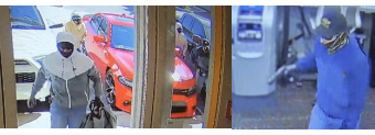 Bank robbery suspects