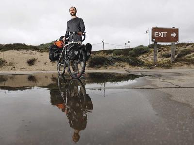 A Human and His Bike