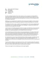 Pete Delgado resignation memo