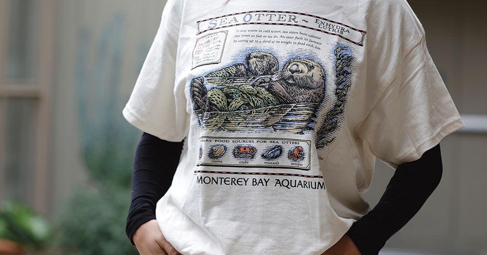 Celebrity hype around a T-shirt is good news for otters, and a fun story to tell.