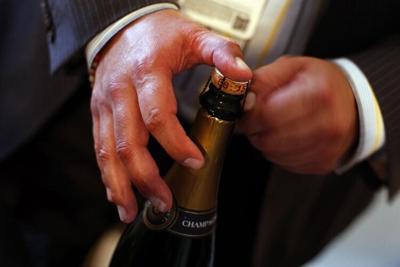 Champagne bottle