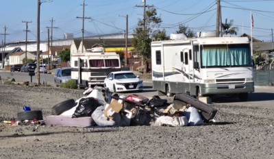 RV on Railroad Avenue