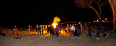 Beach fires are a great way to blow off steam in an ever-cooling economic climate.  