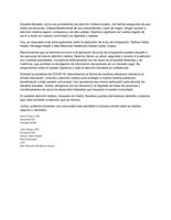 Hospital CEOs Statement Immigration Spanish