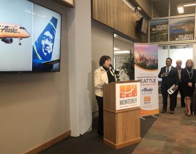 Monterey Airport announcement Seattle flights