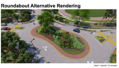P.G. roundabout proposal