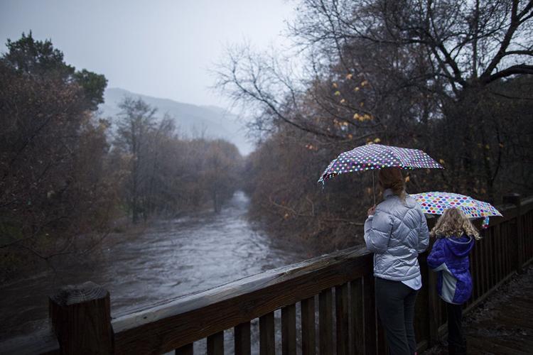 Big Sur receives a foot of rain in weekend storms.