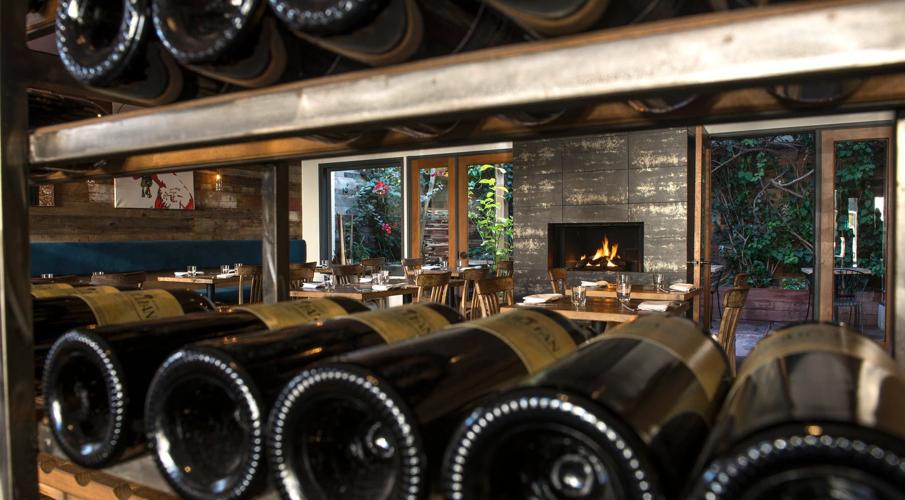 bottles and back patio.JPG