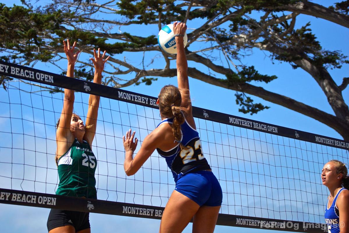 PHOTOS NCAA Division I women's beach volleyball visits Window on the